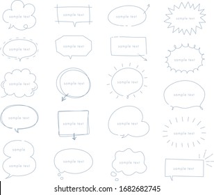 cadre de discussion ensemble de couleurs de texte