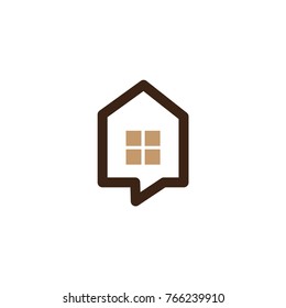 talk home logo design 