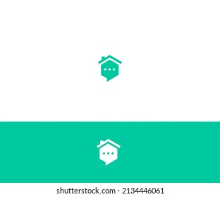 Talk Home Logo Design vector Template