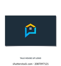 TALK HOUSE UP LOGO DESIGN.