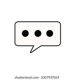 Talk icon, Chat icon, Speech chatting bubble conversation icon. Vector illustration.
