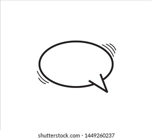 talk icon design vector element logo template