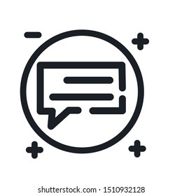 talk icon design vector in the white background