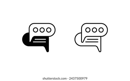 Talk icon design with white background stock illustration