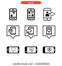 talk icon isolated sign symbol vector illustration - Collection of high quality black style vector icons
