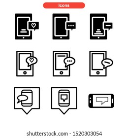 talk icon isolated sign symbol vector illustration - Collection of high quality black style vector icons
