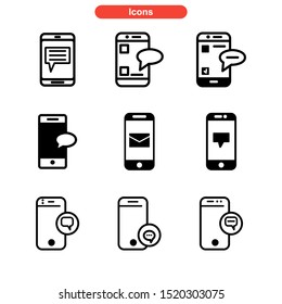 talk icon isolated sign symbol vector illustration - Collection of high quality black style vector icons
