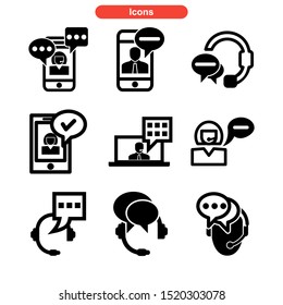 talk icon isolated sign symbol vector illustration - Collection of high quality black style vector icons
