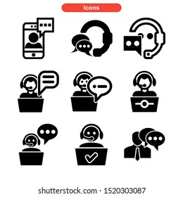 talk icon isolated sign symbol vector illustration - Collection of high quality black style vector icons

