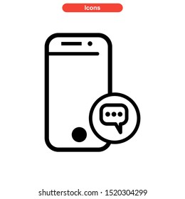 talk icon isolated sign symbol vector illustration - high quality black style vector icons
