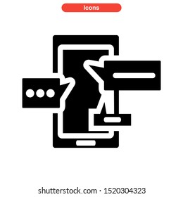 talk icon isolated sign symbol vector illustration - high quality black style vector icons
