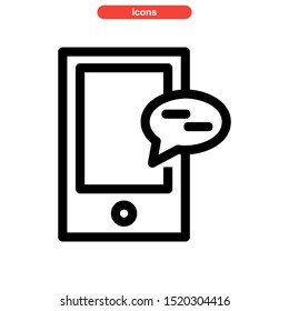 talk icon isolated sign symbol vector illustration - high quality black style vector icons
