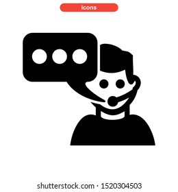talk icon isolated sign symbol vector illustration - high quality black style vector icons
