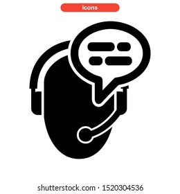 talk icon isolated sign symbol vector illustration - high quality black style vector icons
