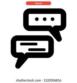 talk icon isolated sign symbol vector illustration - high quality black style vector icons
