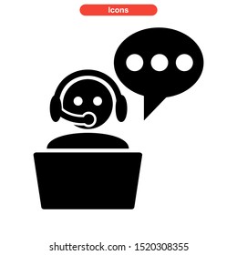 talk icon isolated sign symbol vector illustration - high quality black style vector icons
