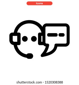 talk icon isolated sign symbol vector illustration - high quality black style vector icons
