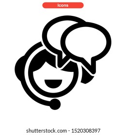 talk icon isolated sign symbol vector illustration - high quality black style vector icons
