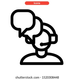 talk icon isolated sign symbol vector illustration - high quality black style vector icons
