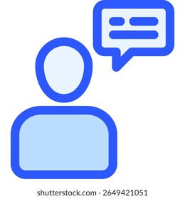 Talk icon symbol. Vector illustration