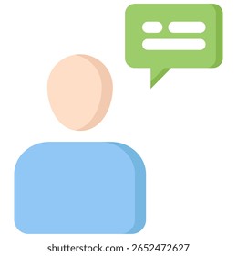 Talk icon symbol. Vector illustration