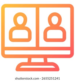 Talk icon symbol. Vector illustration