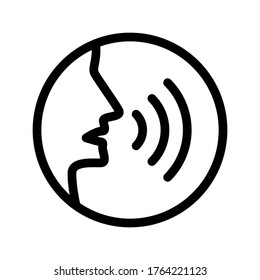 Símbolo de icono de charla vector de fondo blanco