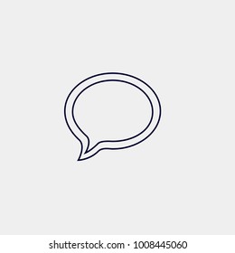 talk icon, vector illustration. chatting icon