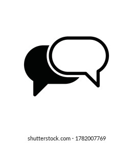 talk icon vector sign symbol isolated