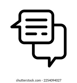 Talk Icon Vector Symbol Design Illustration