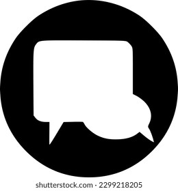 ilustración de diseño de símbolo vector de icono de charla