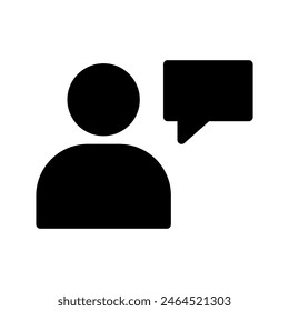 Talk Icon Vector Symbol Design Illustration