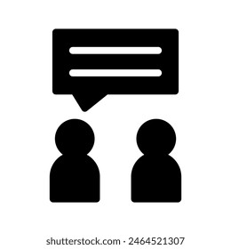 Ilustración de diseño de Vector de iconos de conversación