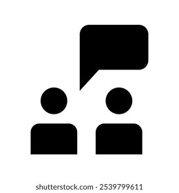 Talk Icon Vector Symbol Design Illustration