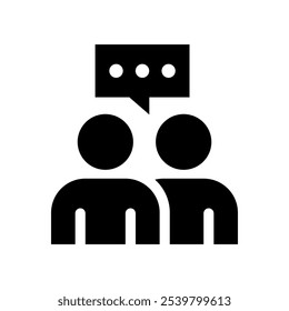 Talk Icon Vector Symbol Design Illustration