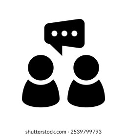 Talk Icon Vector Symbol Design Illustration