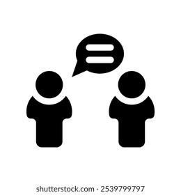 Talk Icon Vector Symbol Design Illustration