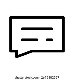 Talk Icon Vector Symbol Design Illustration