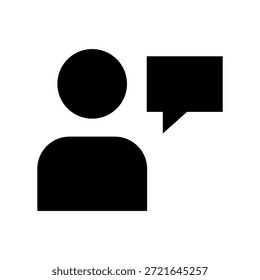Talk Icon Vector Symbol Design Illustration