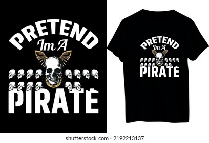 Talk Like a Pirate T-Shirt Design .