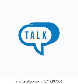 talk logo icon vector isolated