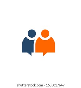 talk logo modern sign template