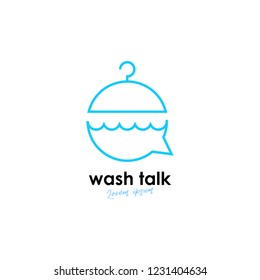 Talk logo vector