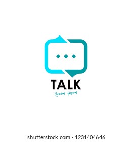 Talk logo vector