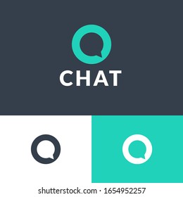 Talk podcast logo design concept. Chat logomark illustration. Can representing forum, social, agency.