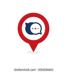 Talk Point Logo Icon Design