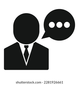 Talk service icon simple vector. Contact call. Page mail