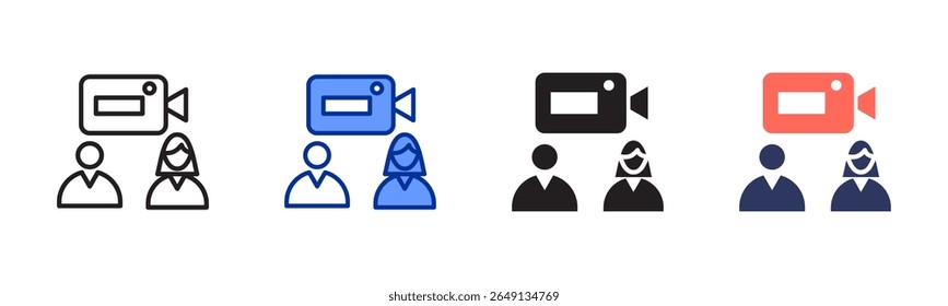 Talk Show icon sheet multiple style collection