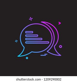 talk sms text icon vector design