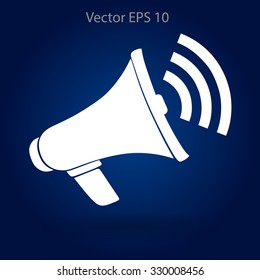 talk to the speaker vector icon